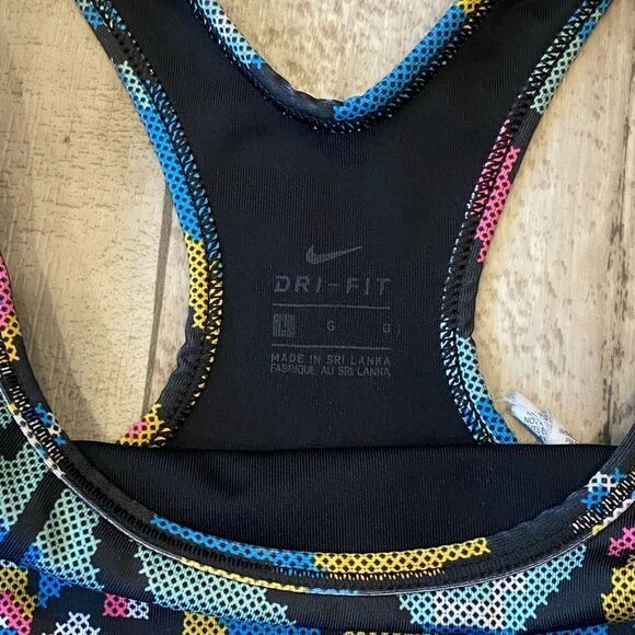 Nike Dri-Fit Printed Racerback Sports Bra - Picture 3 of 4
